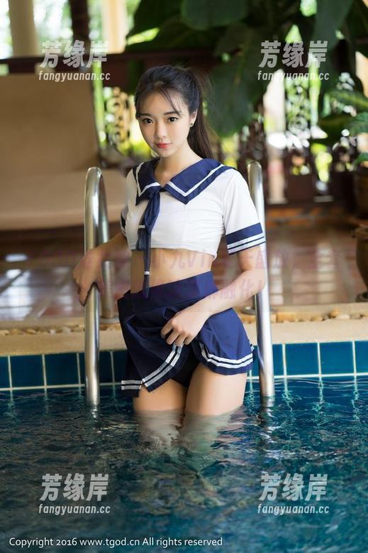 TGOD推女神 - 小九Vin夏天盛放，全套美图就像冰淇淋融化！