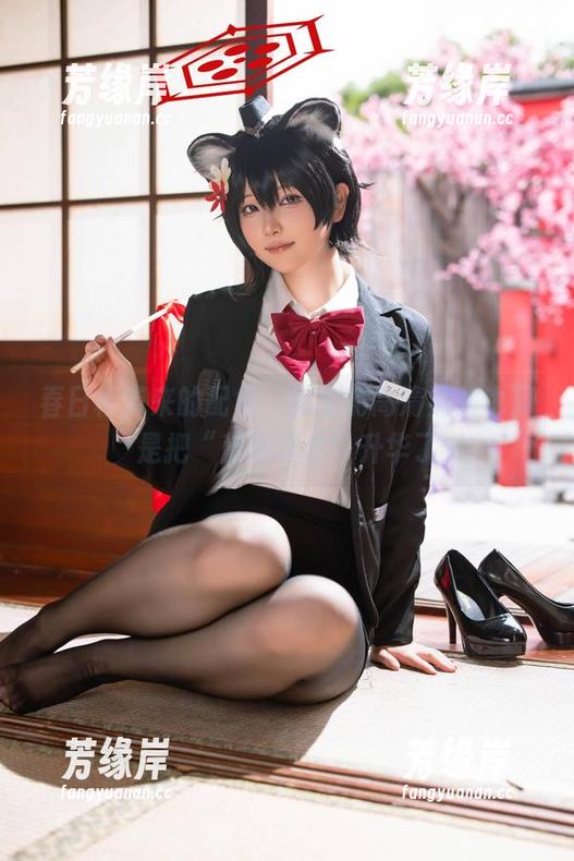 屿鱼 春日椿带来的配色,屿鱼的高清照片也算是把“蔚蓝档案”升华了